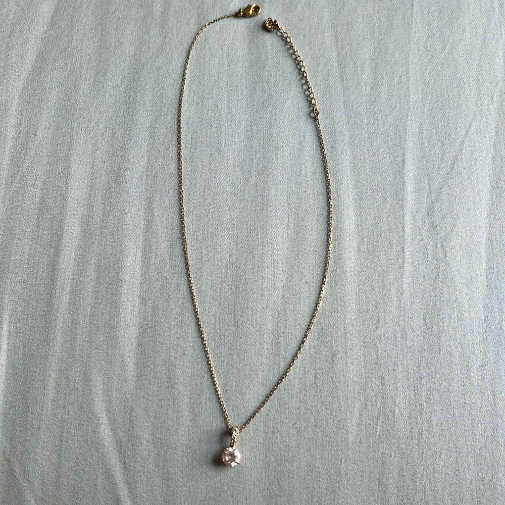 Swarovski solitaire pendent